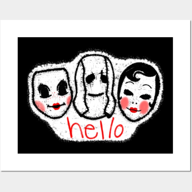 The Strangers say Hello Wall Art by WatchTheSky